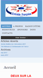 Mobile Screenshot of entraide-francaise.be